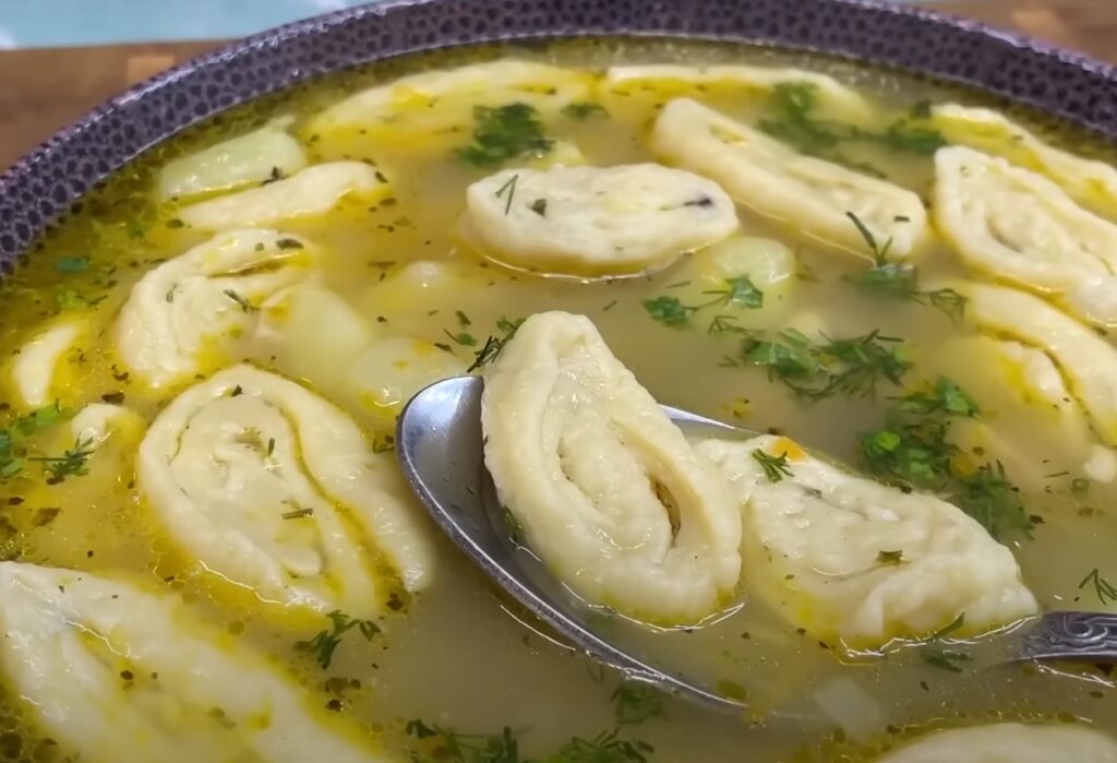 Рецепт супа с галушками | Меню недели